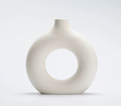 Modern Nordic Circle Ceramic Vase