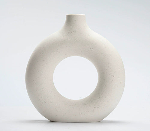 Modern Nordic Circle Ceramic Vase