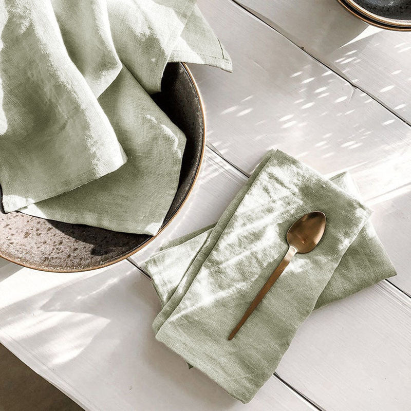 Natural Linen Napkin – Nordic Pastoral Style