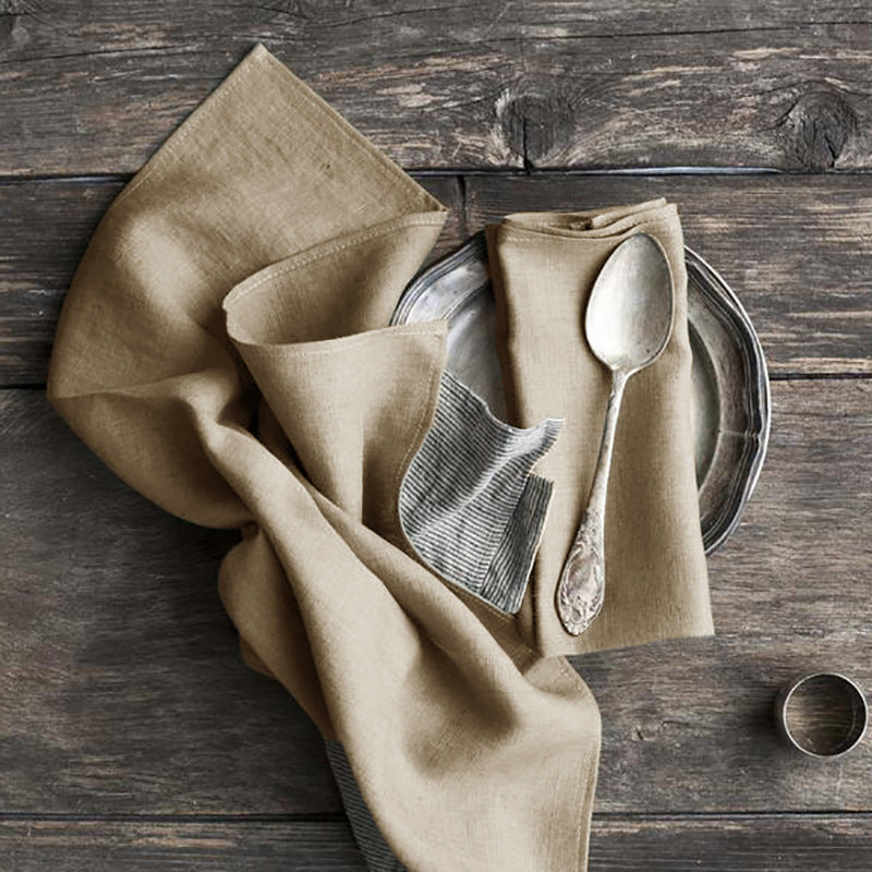 Natural Linen Napkin – Nordic Pastoral Style