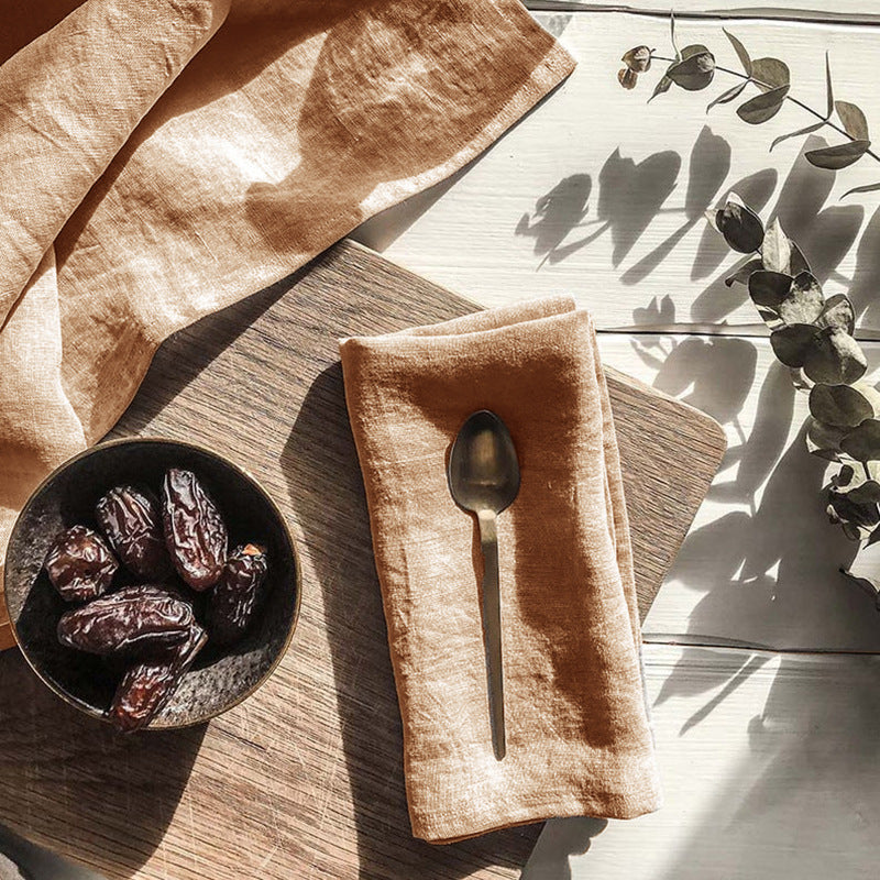 Natural Linen Napkin – Nordic Pastoral Style