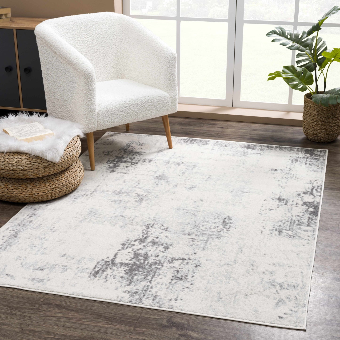 Tigris Gray & Ivory  Area Rug