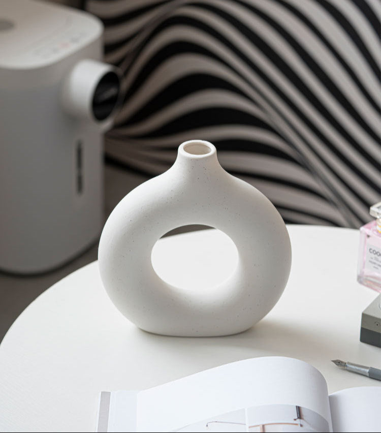 Modern Nordic Circle Ceramic Vase