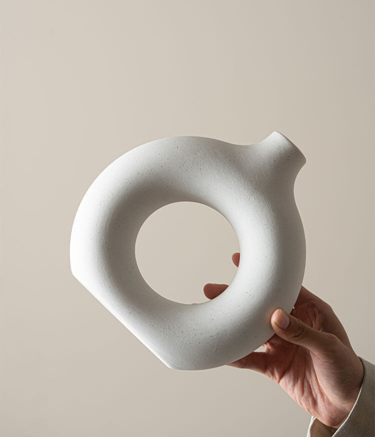 Modern Nordic Circle Ceramic Vase